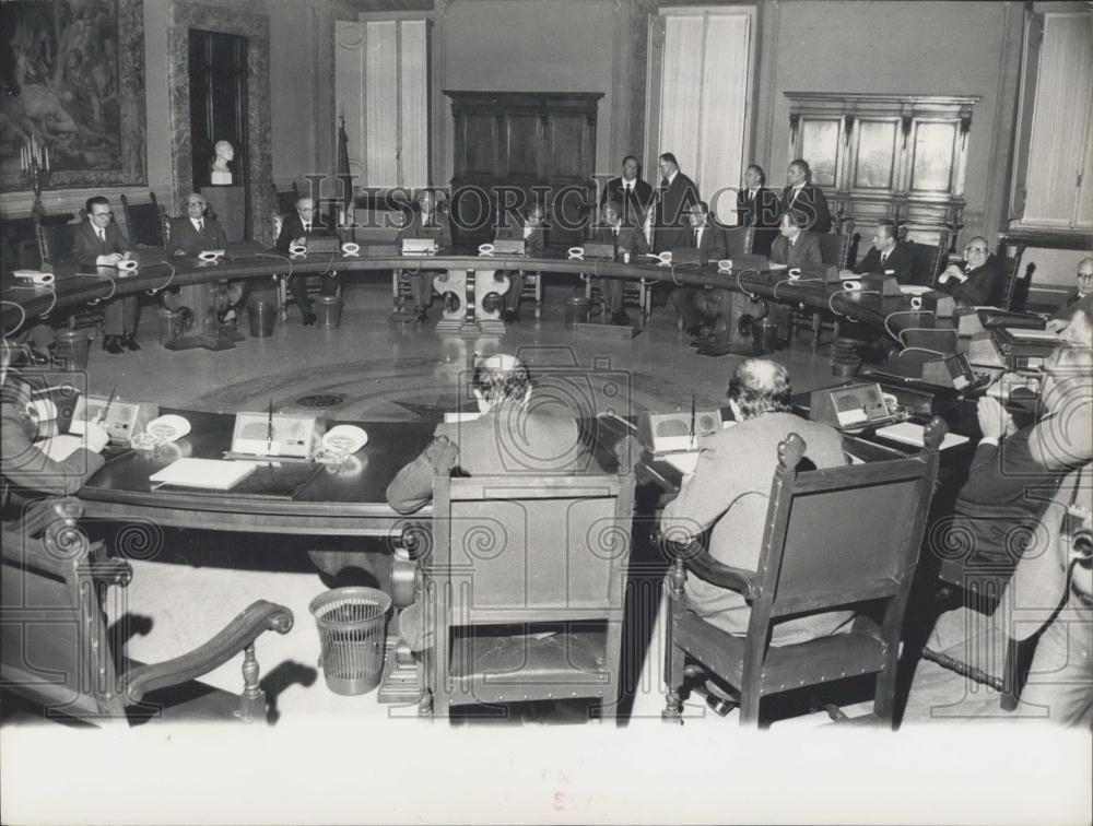 Press Photo Italian Government, Aldo Moro - Historic Images