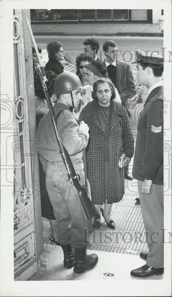 1963 Press Photo Argentina Election, Voting - Historic Images