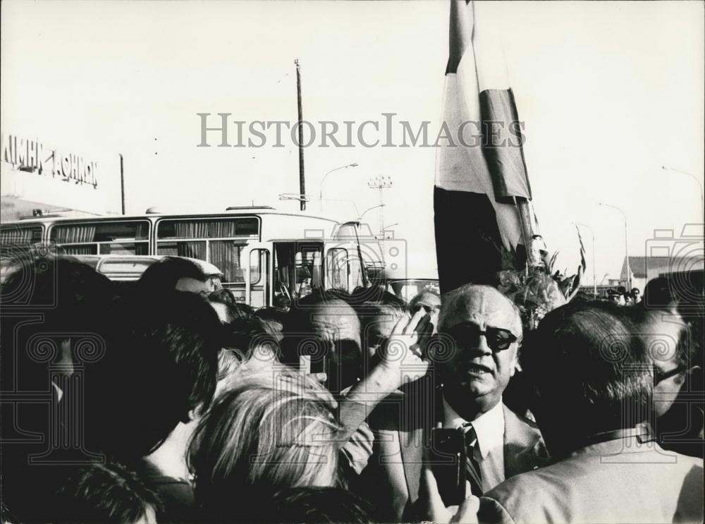 Press Photo Former Greek Cabinet Minister John Zighdia - Historic Images