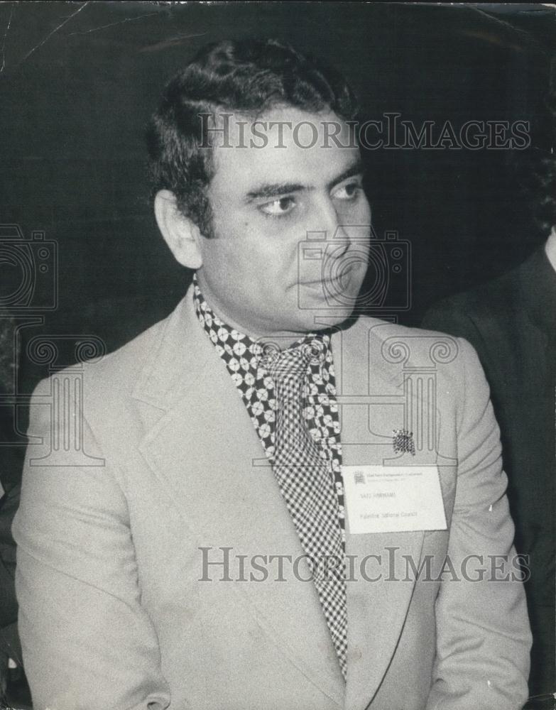 1978 Press Photo Said Hammami London Representative Palestinian Liberation - Historic Images