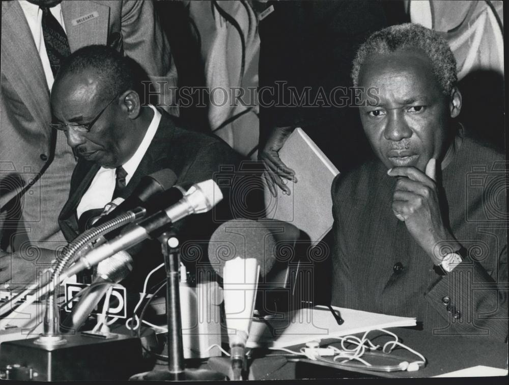 1972 Press Photo Pres Nyerere/Chairman President Mohamed Siad Barre of Somalia - Historic Images
