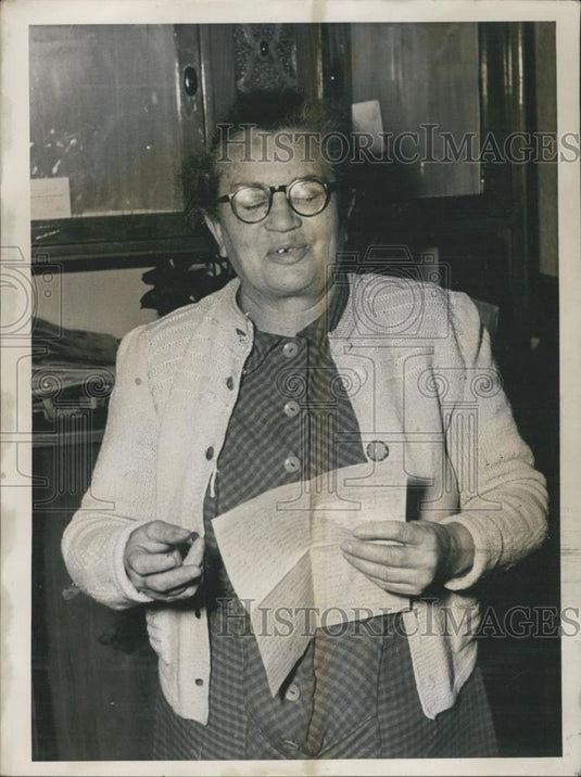 Press Photo Mrs Leni Mueller Herzogenaurach, Middle-Frankonis - Historic Images