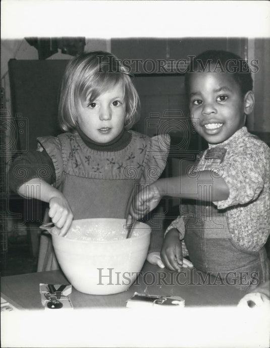 1978 Press Photo Brixton play group ,Miranda Thomas & Mark Withers - Historic Images