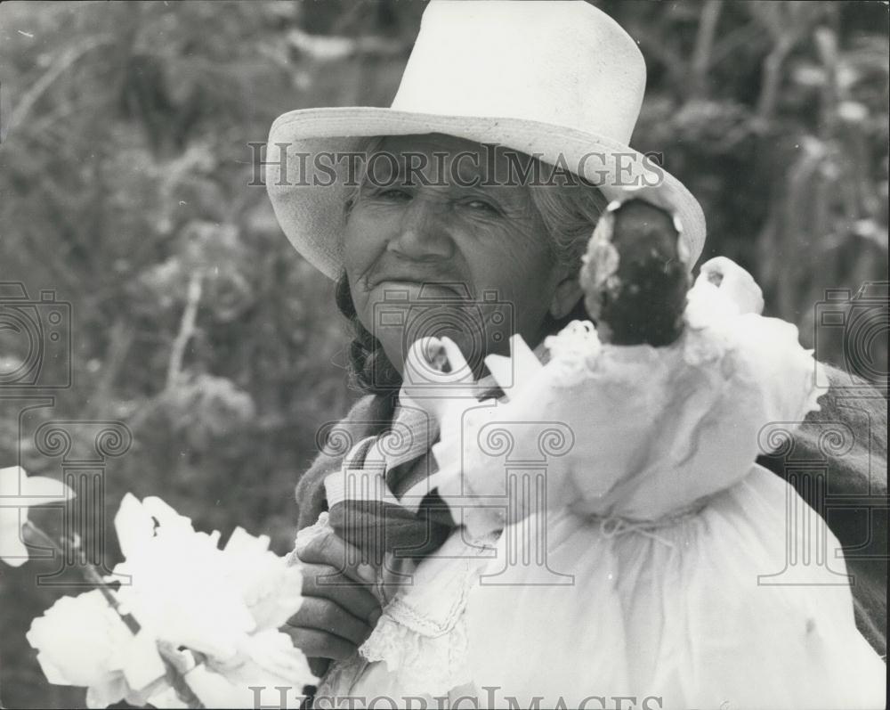 1957 Press Photo Guechna Indians of the Callejon De Huayias - Historic Images