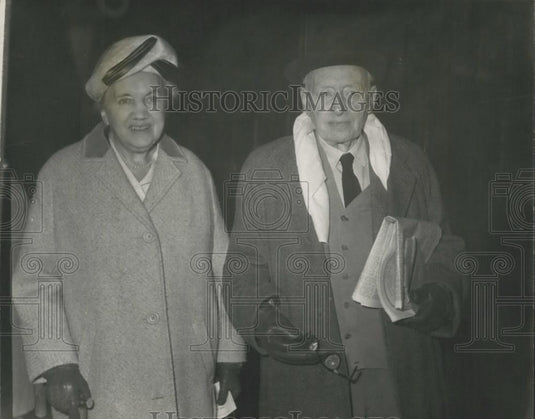 1967 Press Photo Churchill's former physician,Lord Moran & Lady Moran - Historic Images