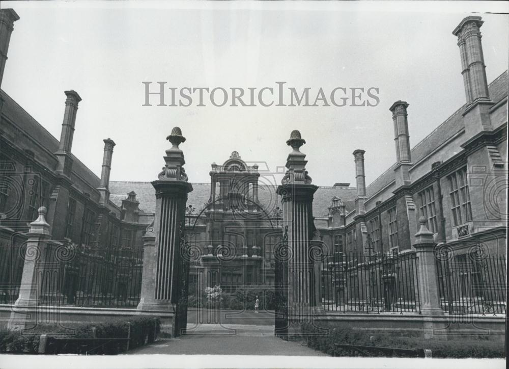 1973 Press Photo Oxford University England: Examination School&#39;s on Merton Stree - Historic Images