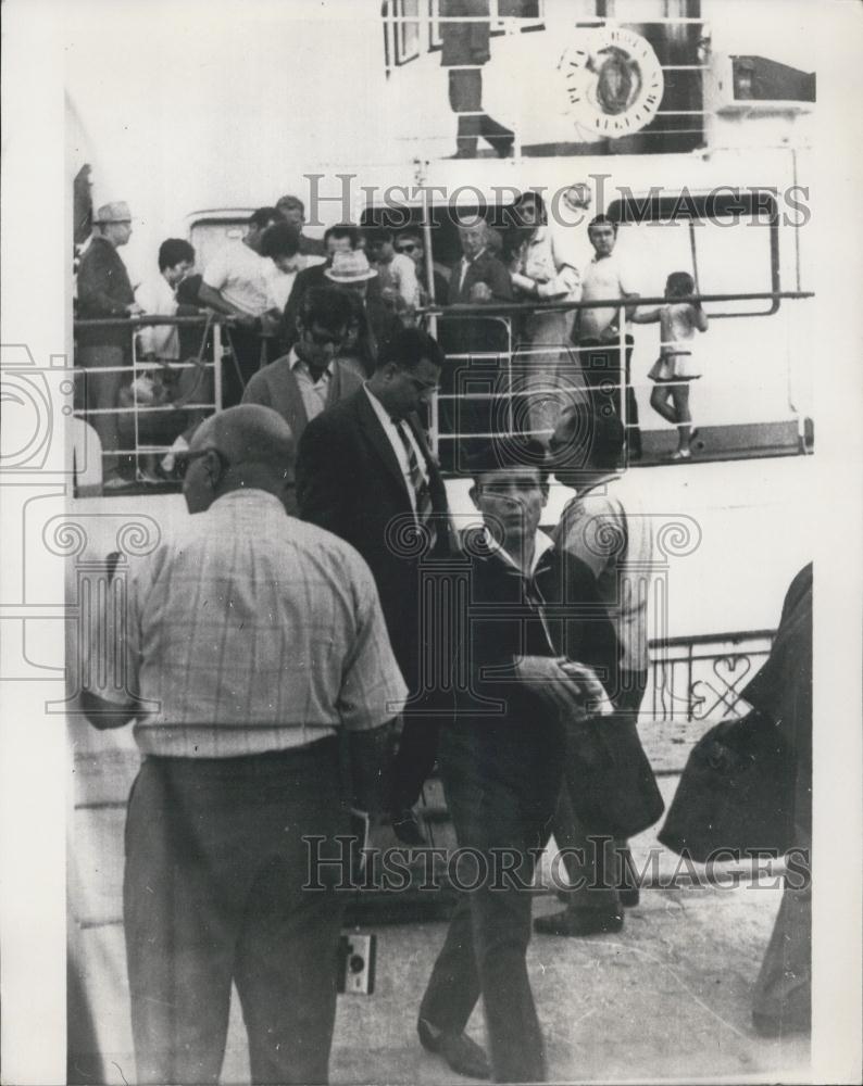 1969 Press Photo Spain Severs Land Link With Rock of Gibralter - Historic Images