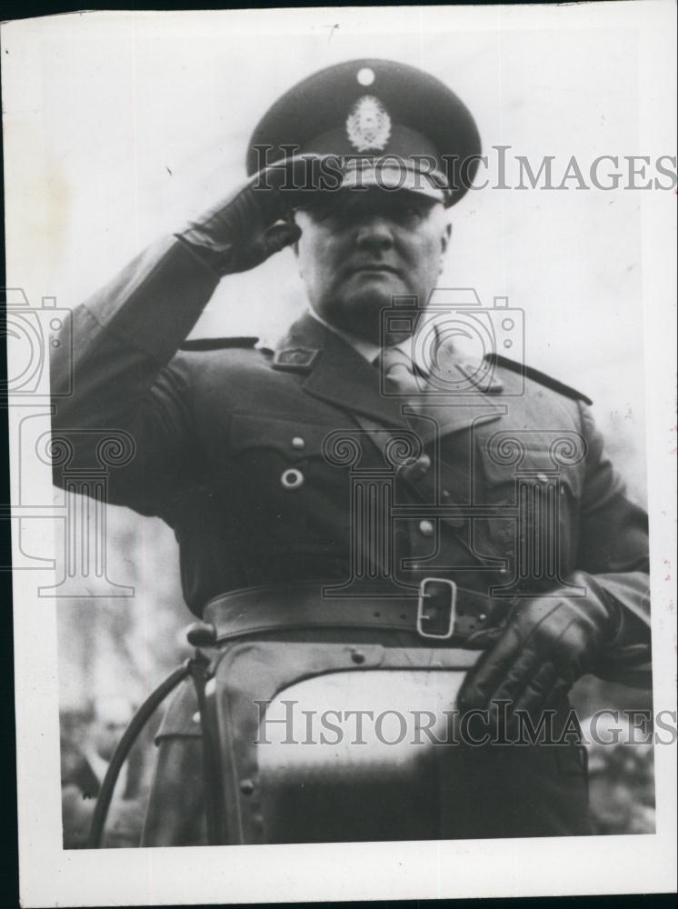 Press Photo Military General - Historic Images