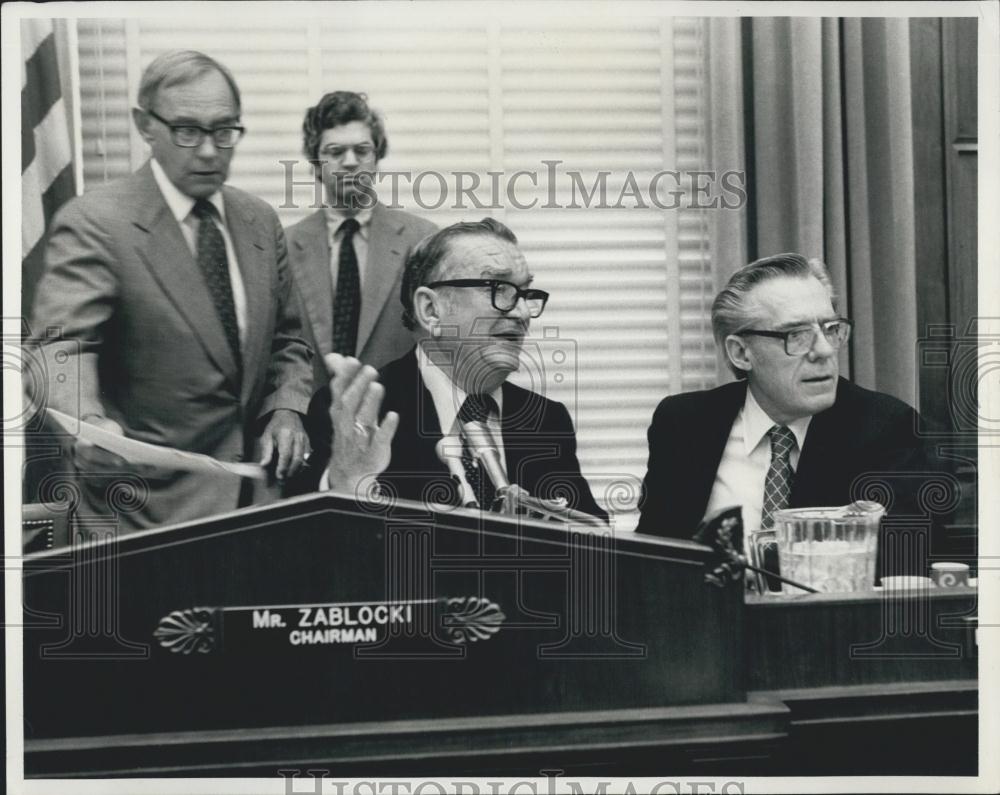 1981 Press Photo House Foreign Affairs Chairman Clement Zablocki - Historic Images