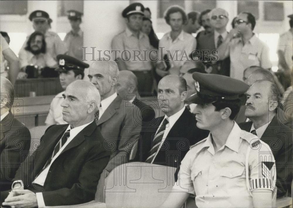 1975 Press Photo Greek Junta Trial - Historic Images