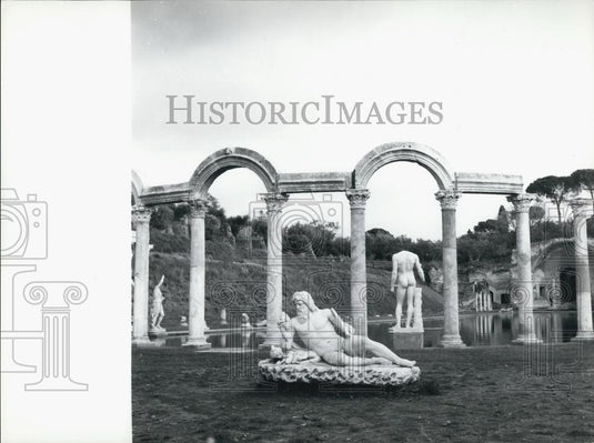 Press Photo Hadrian's Villa-Tivoli - Historic Images