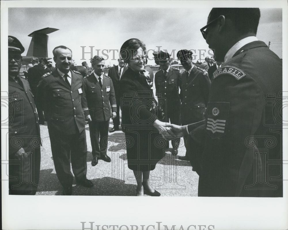 1968 Press Photo Brazilian Ambassador to Canada, Dora Alencar De Vasconcellos - Historic Images