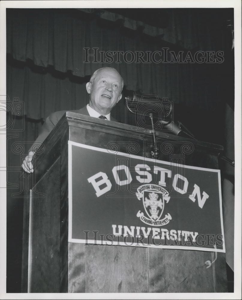 Press Photo Dr Nordhoff, Boston University - Historic Images