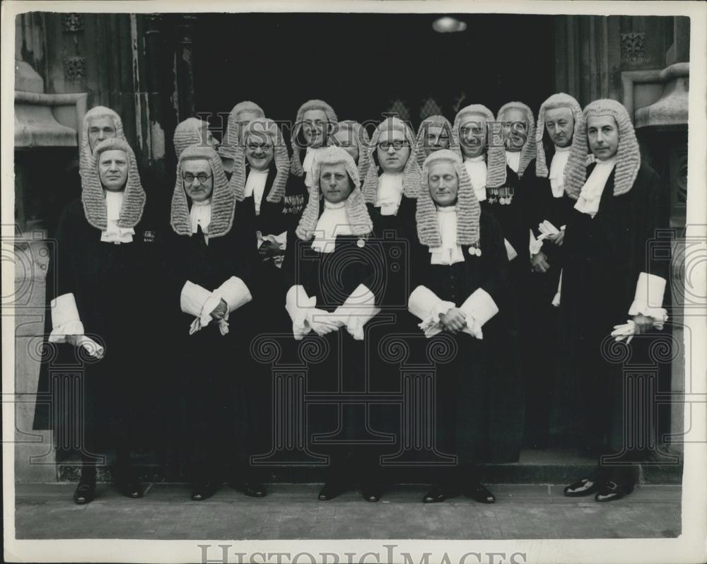 1953 Press Photo New Q.C.&#39;s Sworn-In At House Of Lords - Historic Images