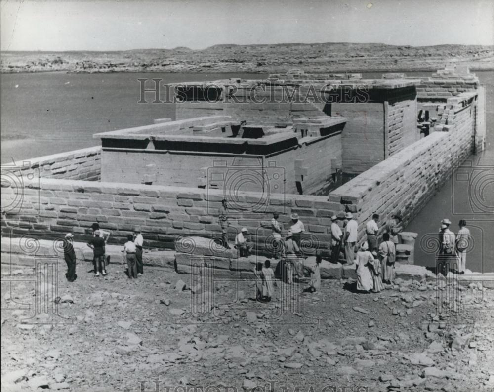 Press Photo The Roman Temple Of Kalabana - Historic Images