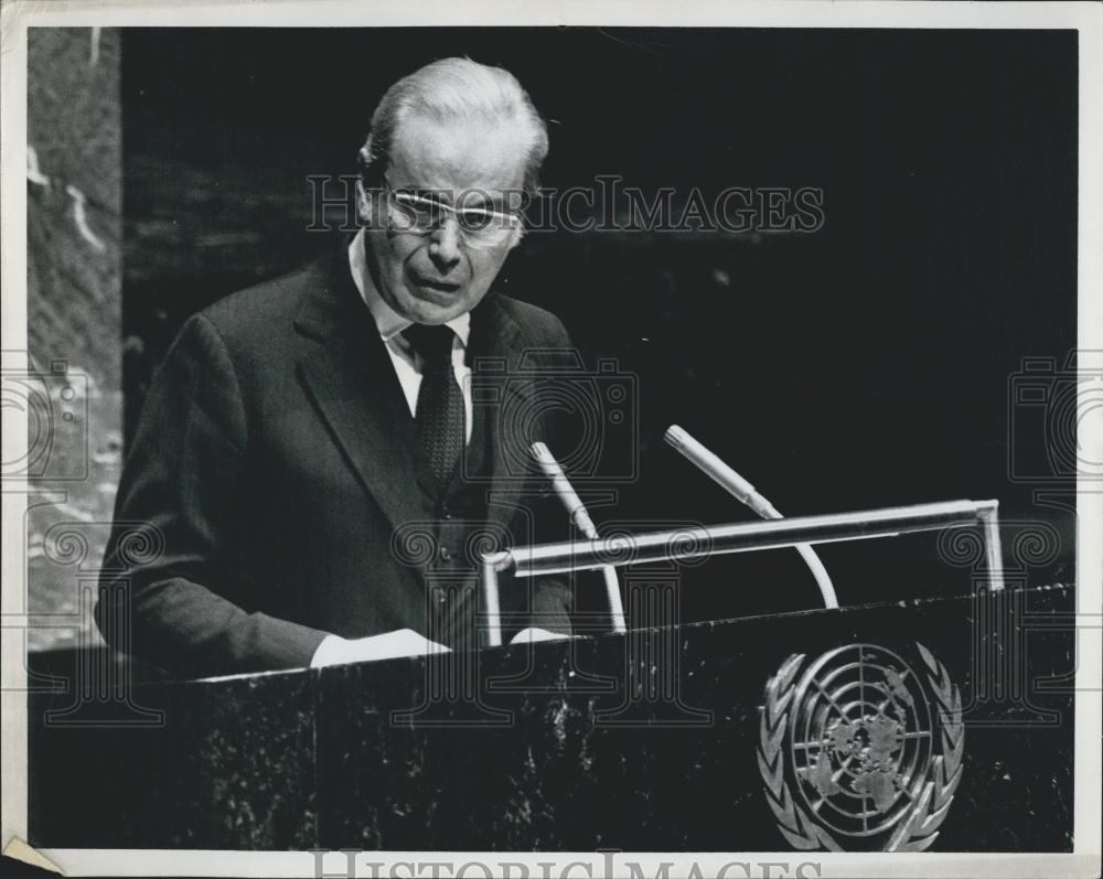 1981 Press Photo Javier Perez De Cuellar Appointed Secretary General UN New York - Historic Images