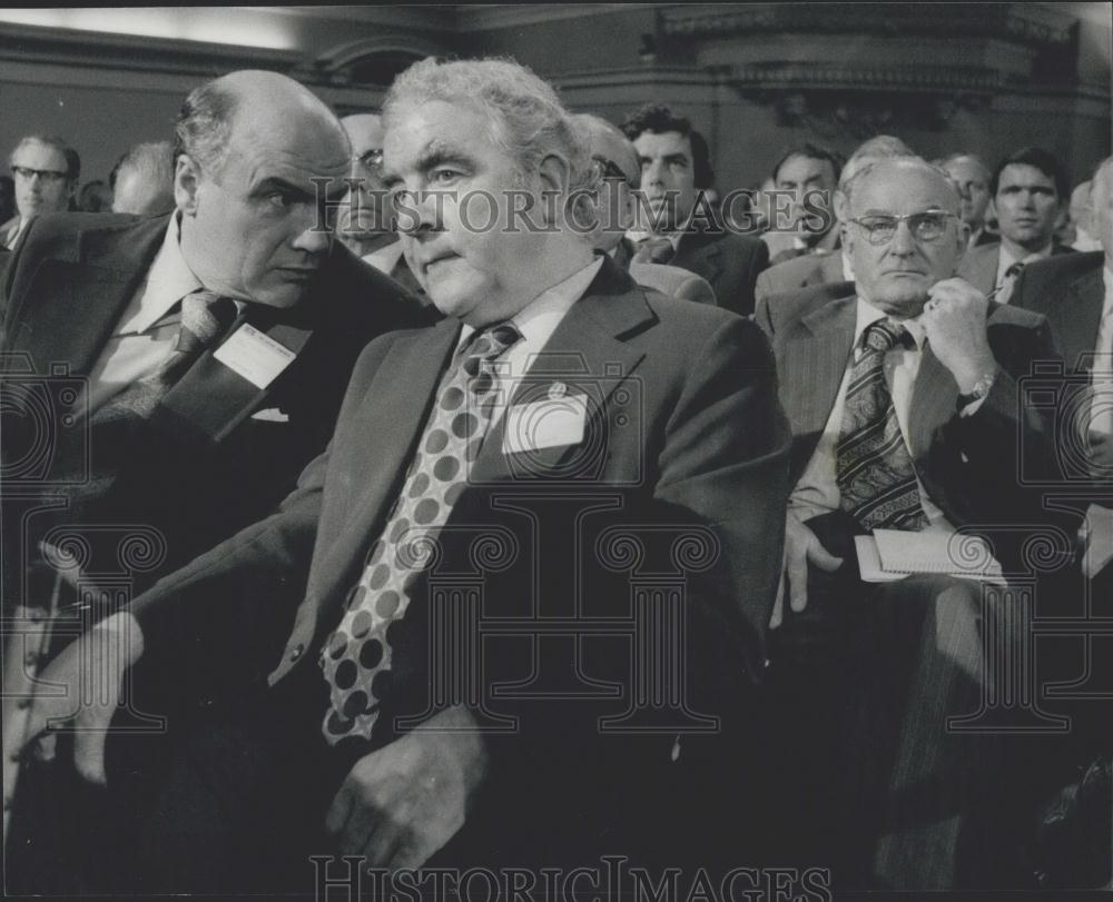 1976 Press Photo Mr. Hugh Scanlon, of the Amalgamated Engineering Union - Historic Images