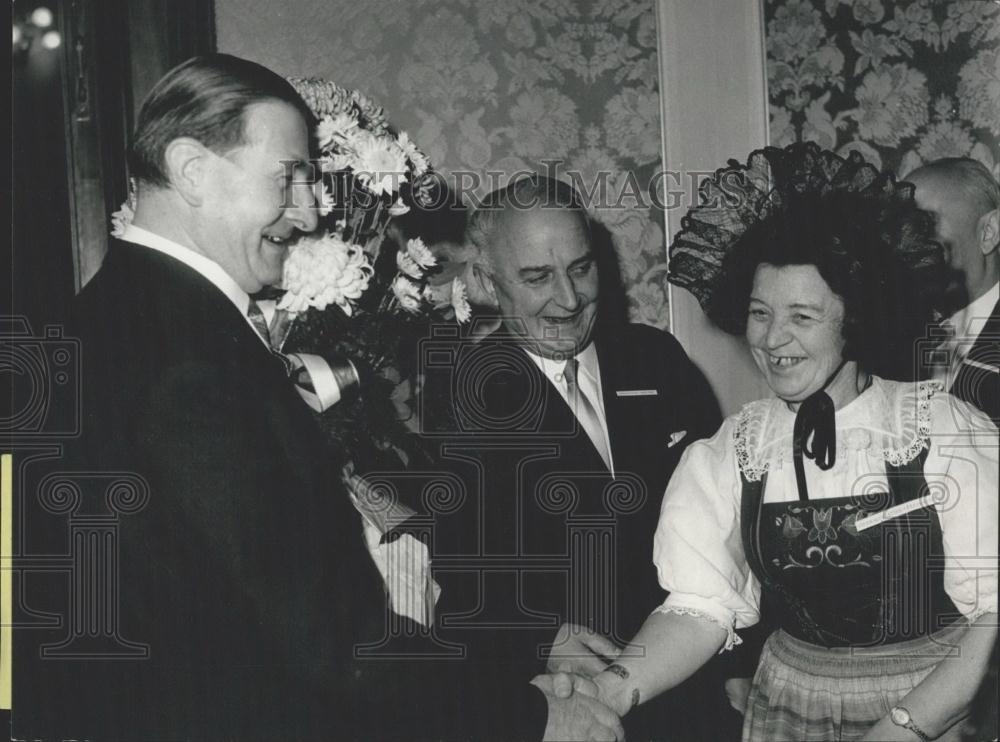 1968 Press Photo President, Ludwig von Moos Switzerland - Historic Images