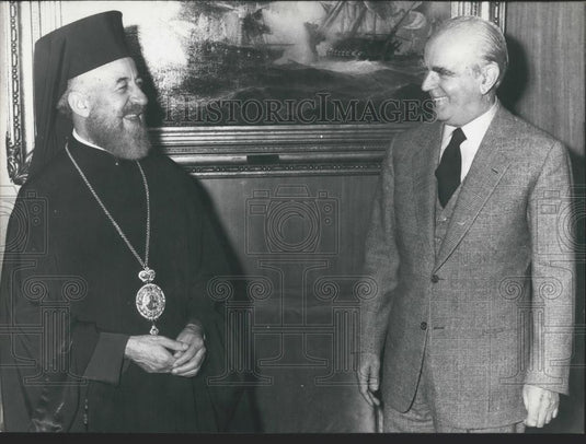 1975 Press Photo Archbishop Makarios - Historic Images