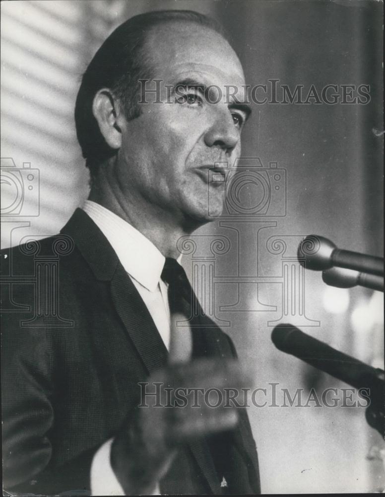 1968 Press Photo Senator George McGovern, Democratic Party Nomination, President - Historic Images