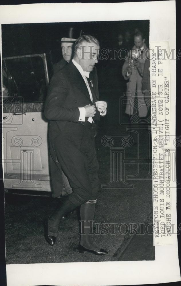 Press Photo Lord Louis Mountbatten - Historic Images