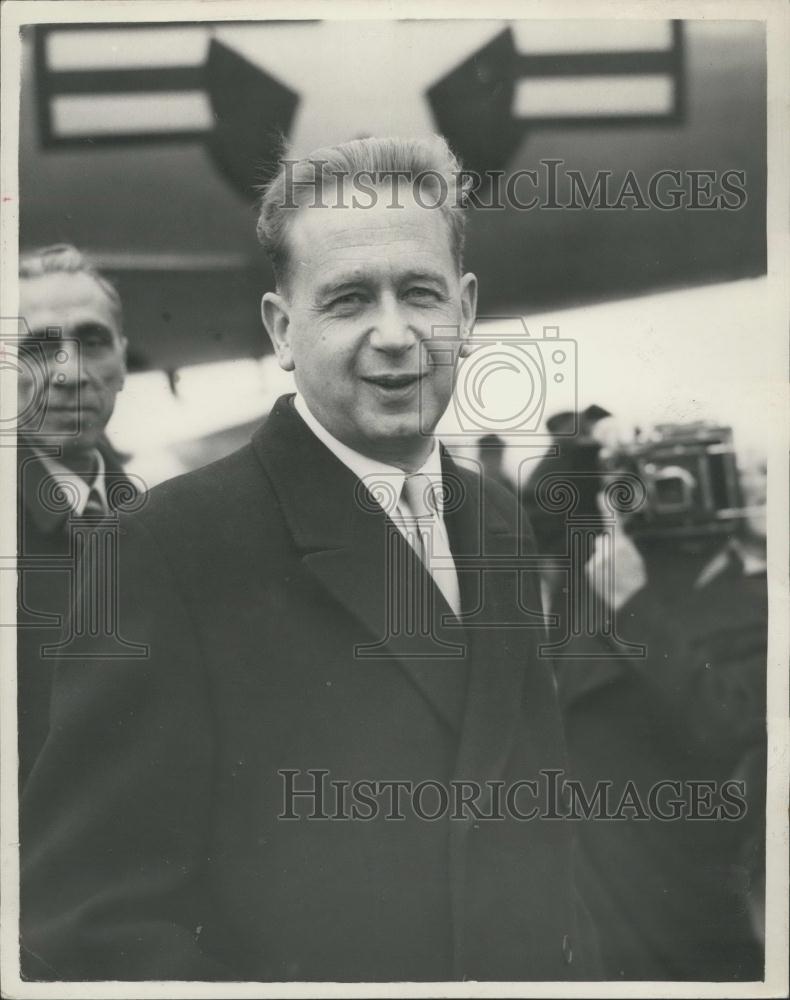 1954 Press Photo Secretary General of the United Nations, Mr. Hammarskjold - Historic Images