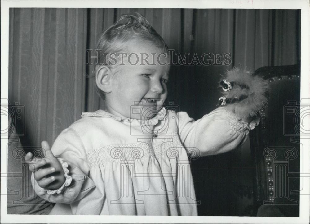 1958 Press Photo Ingeborg Child of Princess Ragnhild of Norway - Historic Images