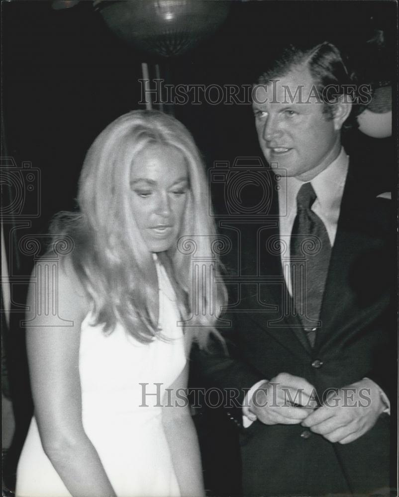 1972 Press Photo Joan and Ted Kennedy - Historic Images