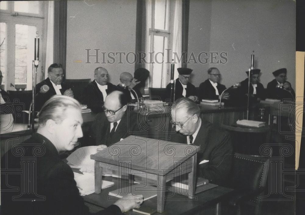 1953 Press Photo Bundestag (Federal Assembly) in Germany - Historic Images