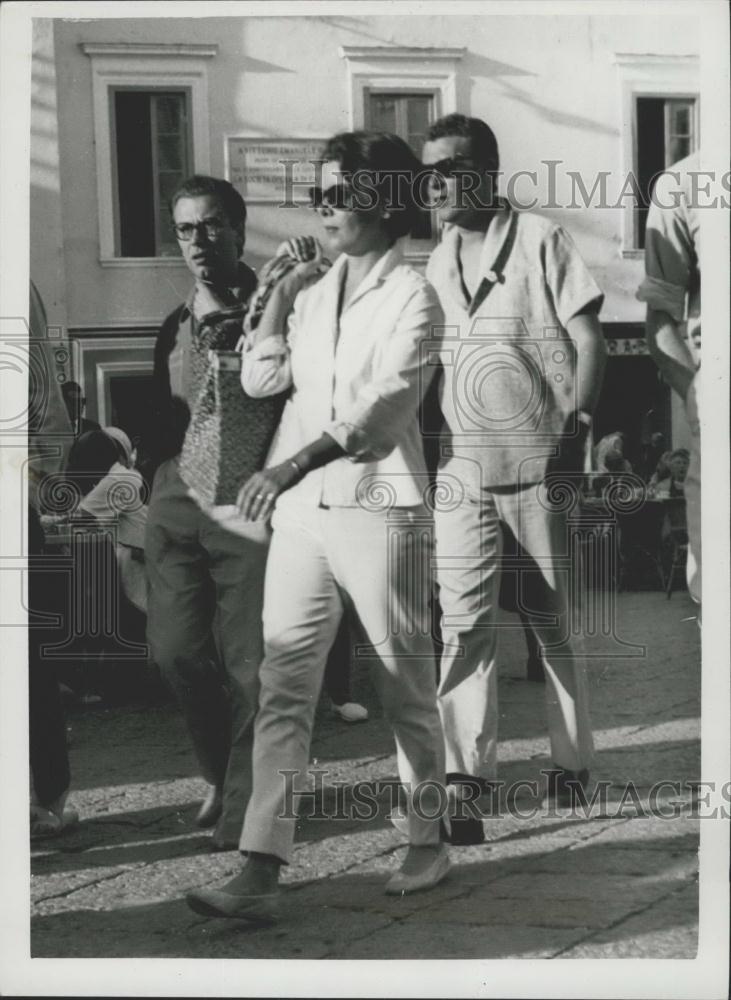 Press Photo Playwright John Osborne and artist Jocelyn Rickards - Historic Images