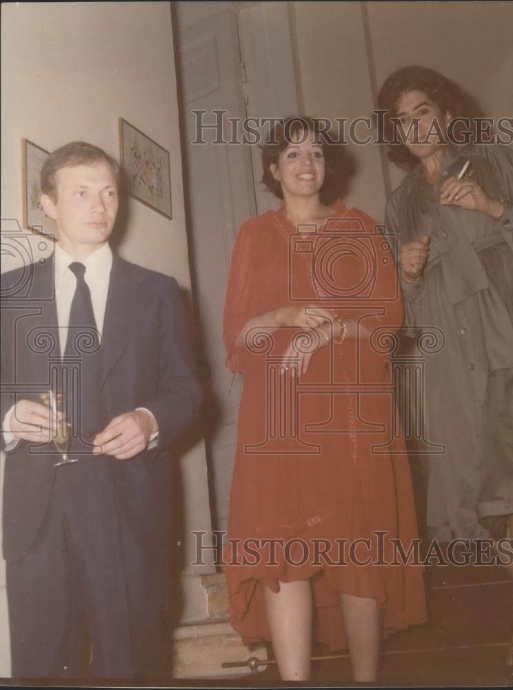1978 Press Photo Sergei Kauzov, Christina Onassis, Mrs Eftychia Arapantzi - Historic Images
