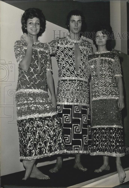 1970 Press Photo Jacques Esterel's latest collection - Historic Images
