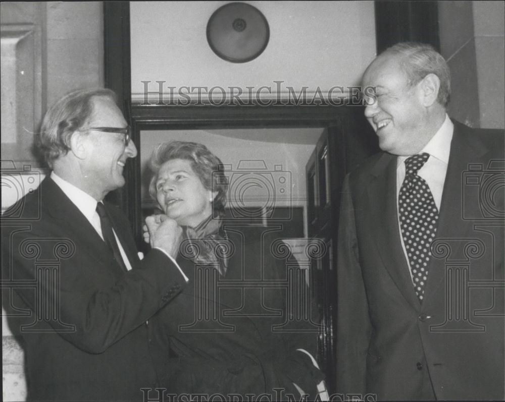 1979 Press Photo Lord Carrington &amp; Lord Soames and his wife - Historic Images