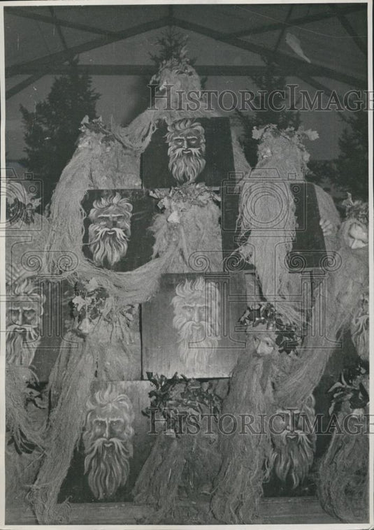 Press Photo Algau Festival Wild Men Dance Their Traditional Dance As Eel Men - Historic Images