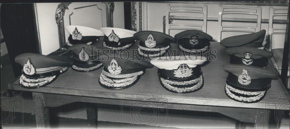 1971 Press Photo Opening Seato Conference Of Military Advisers-Military Hats - Historic Images