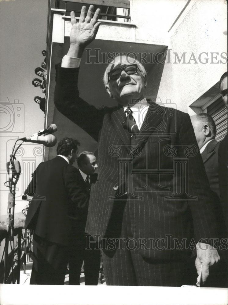 Press Photo Greek Politician George Mavros - Historic Images