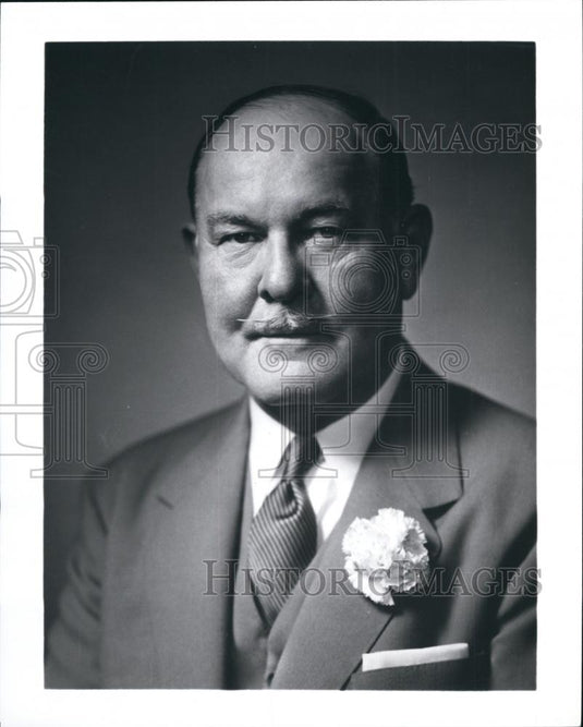 Press Photo Dr. Charles L. Horn, President, Olin Foundation - Historic Images