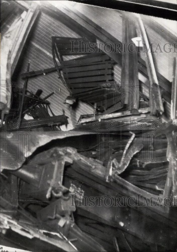 1953 Press Photo Train Crash Near Lyons - Historic Images