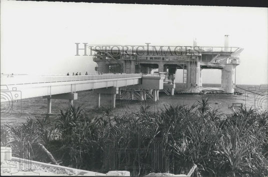 1975 Press Photo Aquapolis City Of Seas, International Ocean Exposition, Okinawa - Historic Images