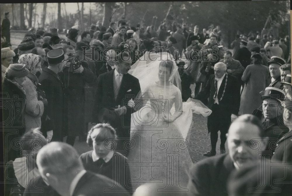 1957 Press Photo Wedding of Princess Helene - Historic Images