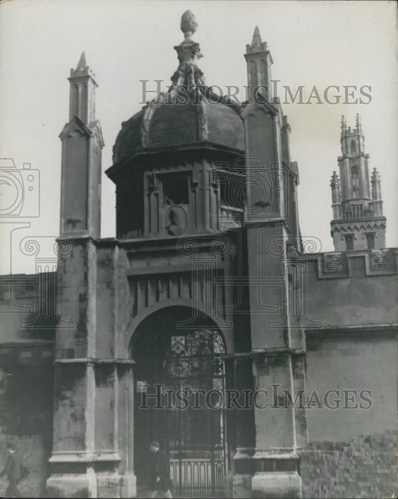 Press Photo Oxford - All Souls College - Historic Images