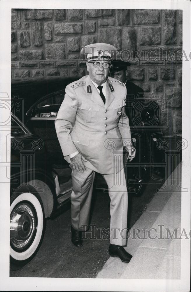 1966 Press Photo Chief of the Turkish General Staff Cevdet Sunay - Historic Images