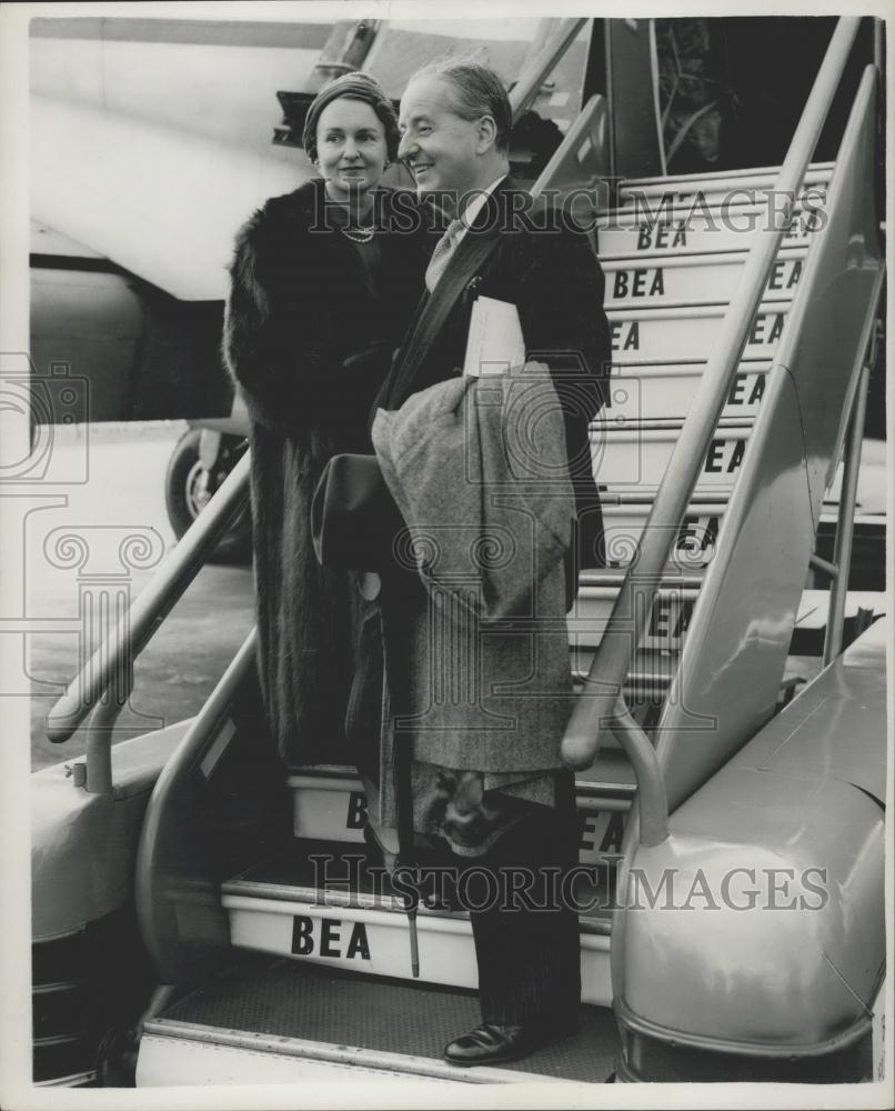 1953 Press Photo Sir William Hayter, UK Ambassador to Russia - Historic Images