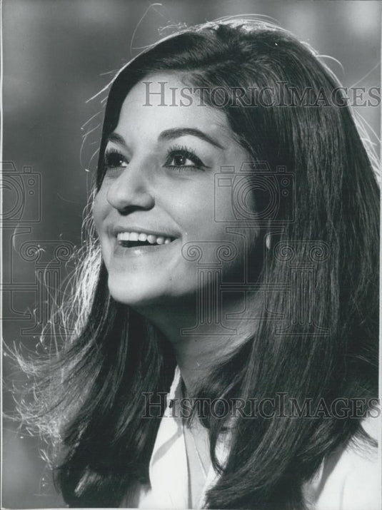 1969 Press Photo Frida Boccara Singer - Historic Images