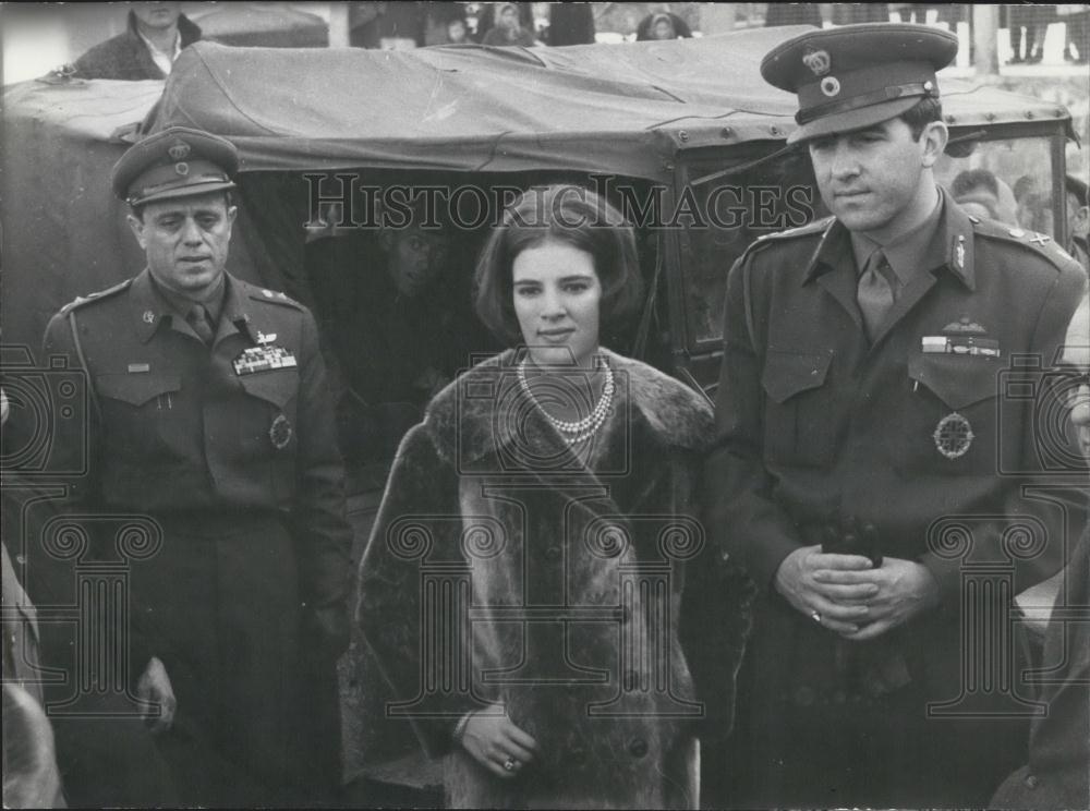 Press Photo King Constantine of Greece &amp; Princess Gare Marie - Historic Images