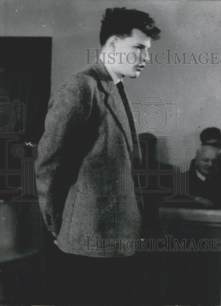 1959 Press Photo Armi Schreiter,at trial - Historic Images