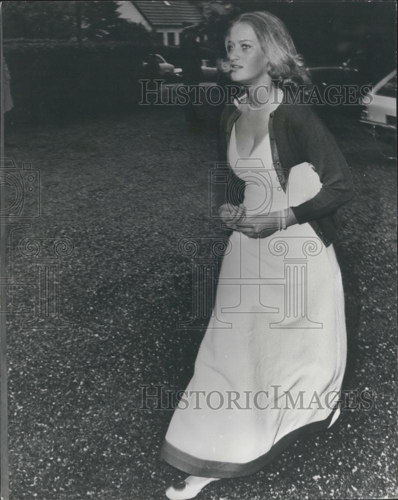 1974 Press Photo Desiree Von Rosenborg Rumored To Marry King Carl Gustav - Historic Images