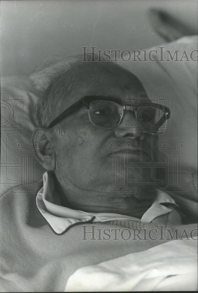 1976 Press Photo J.P. Narayan of India - Historic Images