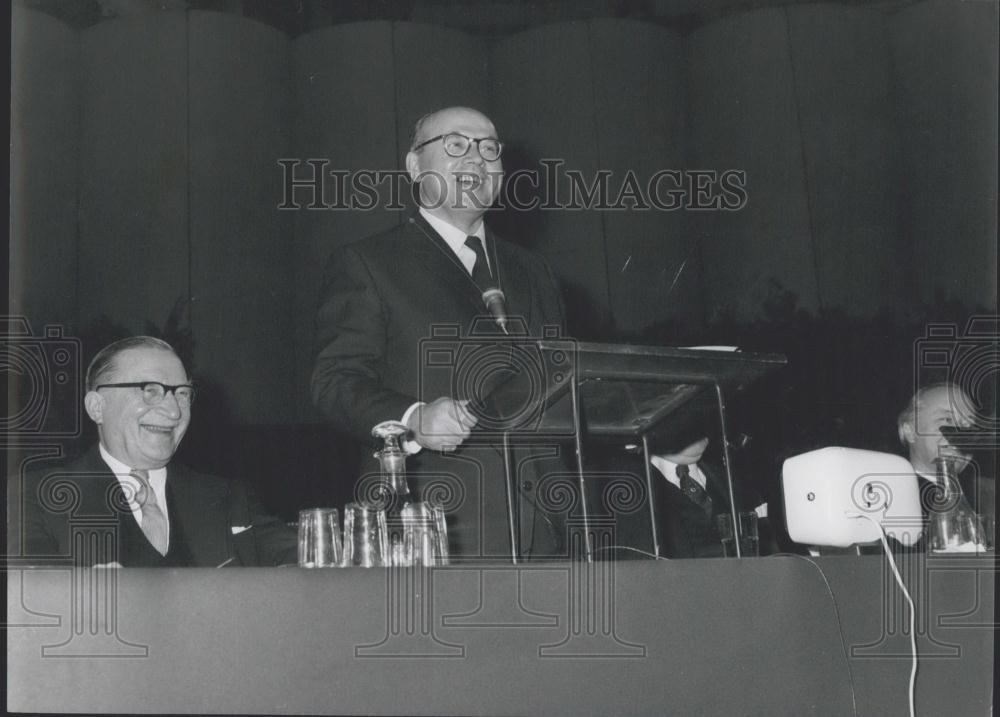 1964 Press Photo Mr. Alexander Soldatov the Russian Ambassador to London - Historic Images