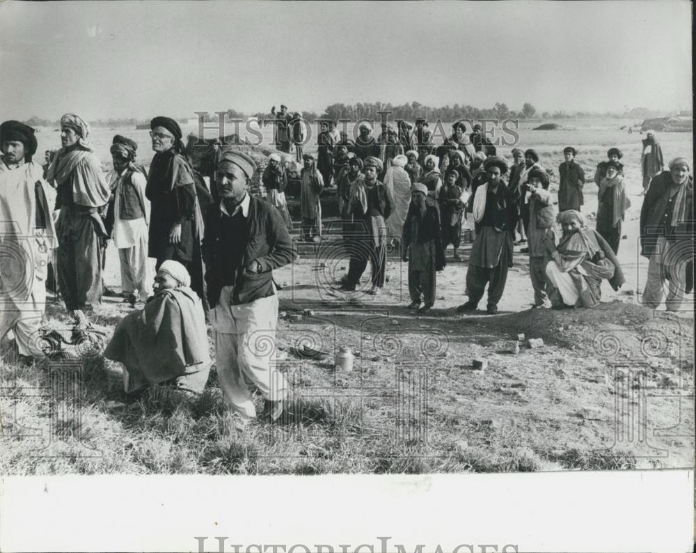 1980 Press Photo Afghan Refugees Arrive In Pakistan - Historic Images